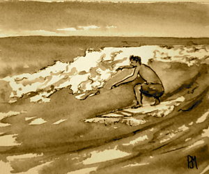 300x250 Sepia Tone Paintings - Sepia Tone Painting