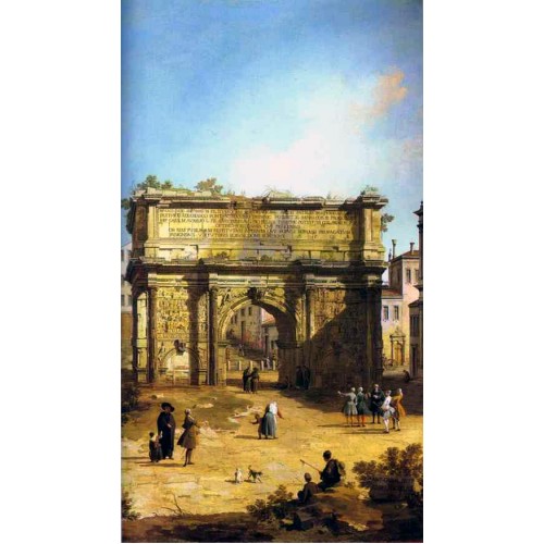 500x500 Rome The Arch Of Septimius Severus - Septimius Severus Painting