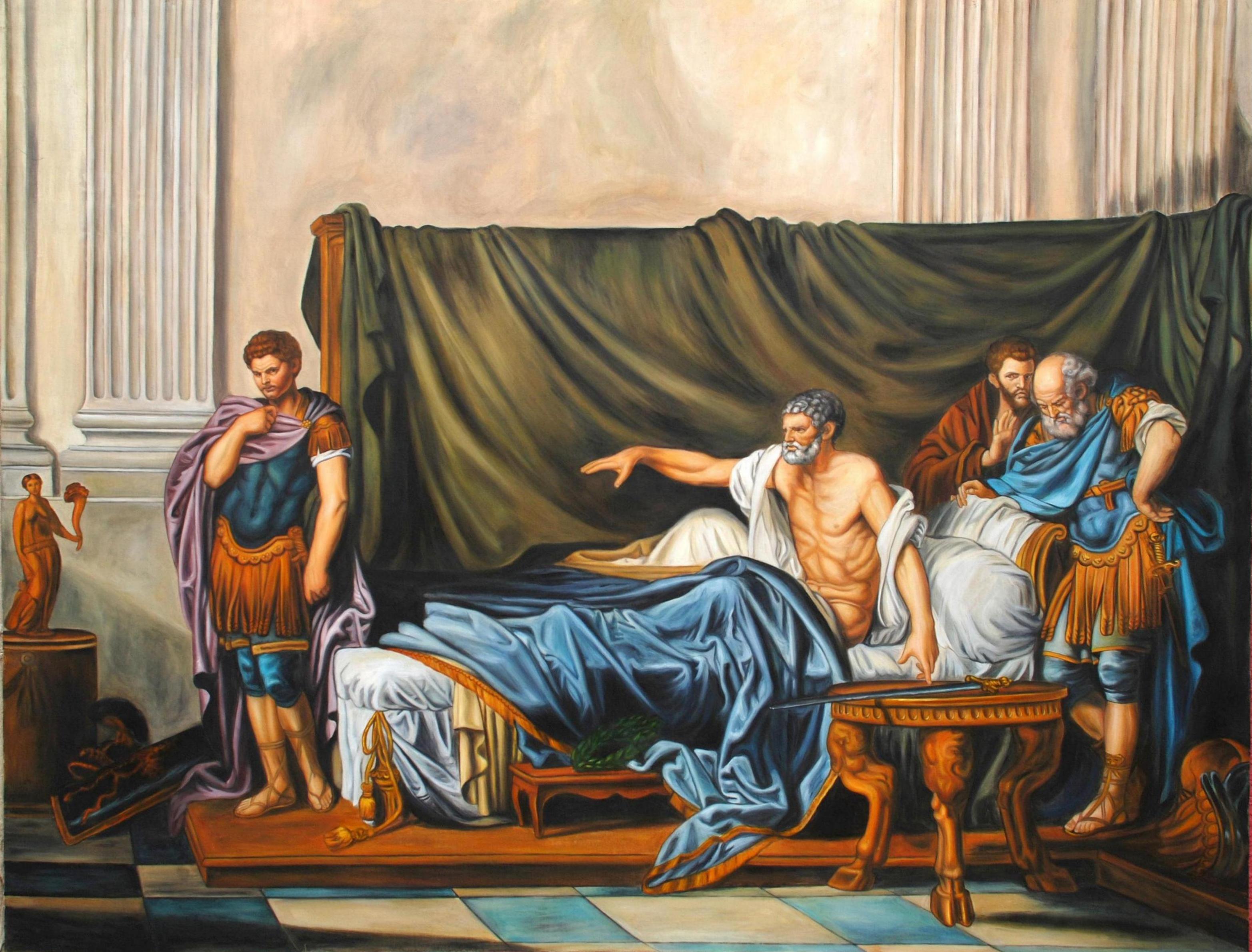 3130x2381 Abridged History Of Rome - Septimius Severus Painting