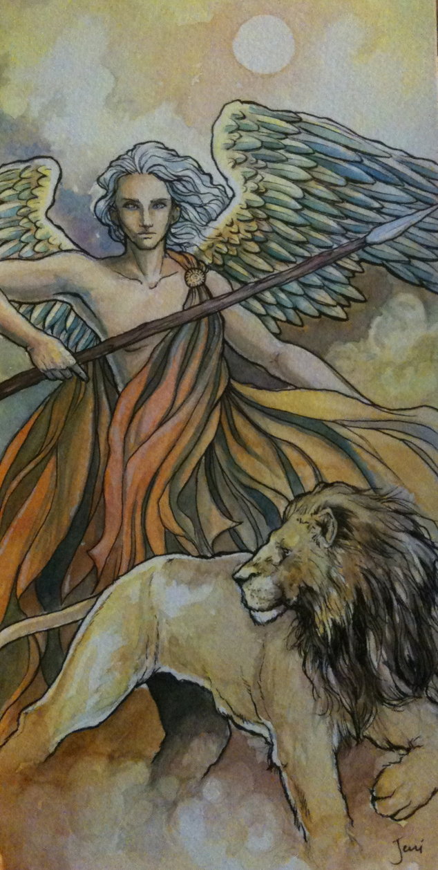 634x1258 Seraphim Aariel By Jenimal - Seraphim Painting