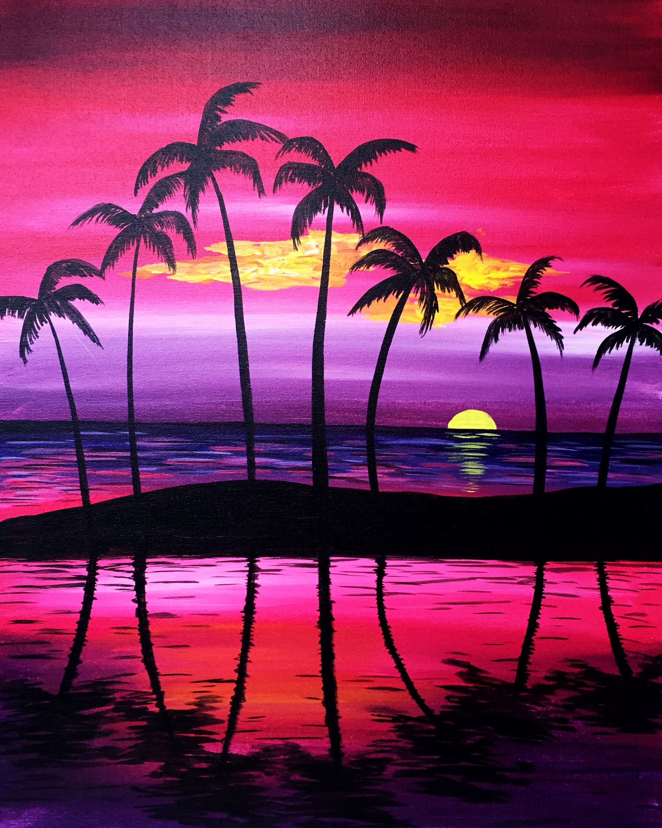 2166x2706 Mimis Cafe Downey 07292018 Paint Nite Event - Serenity Painting