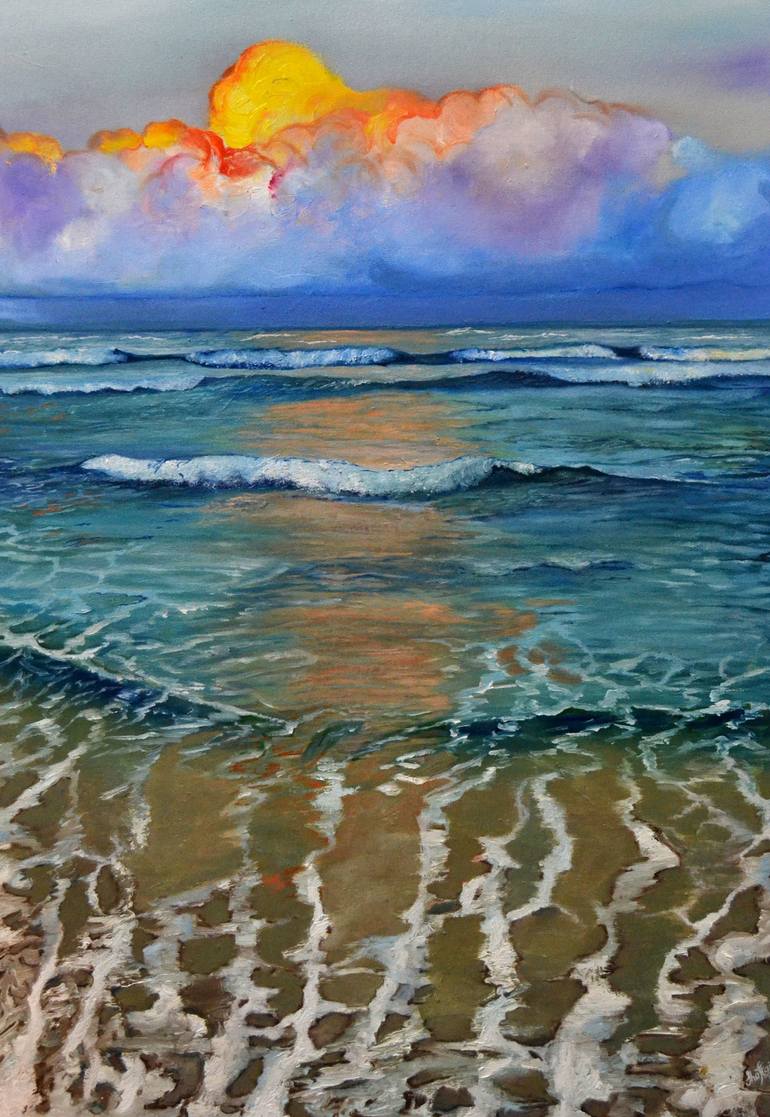 770x1117 Saatchi Art Step Into Serenity Painting By Shaftain Fahad - Serenity Painting