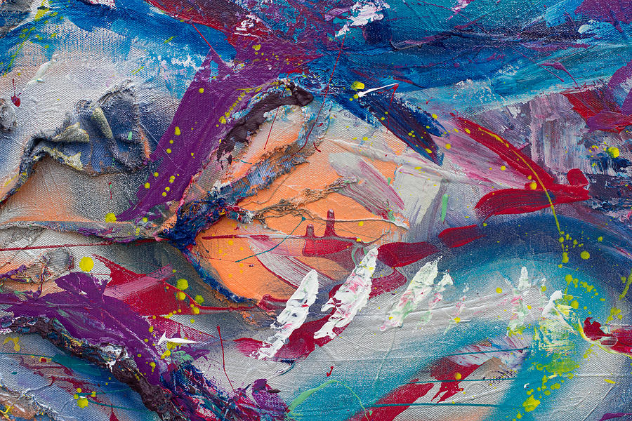 900x600 Turbulent Serenity Painting By Natosha Keefer - Serenity Painting