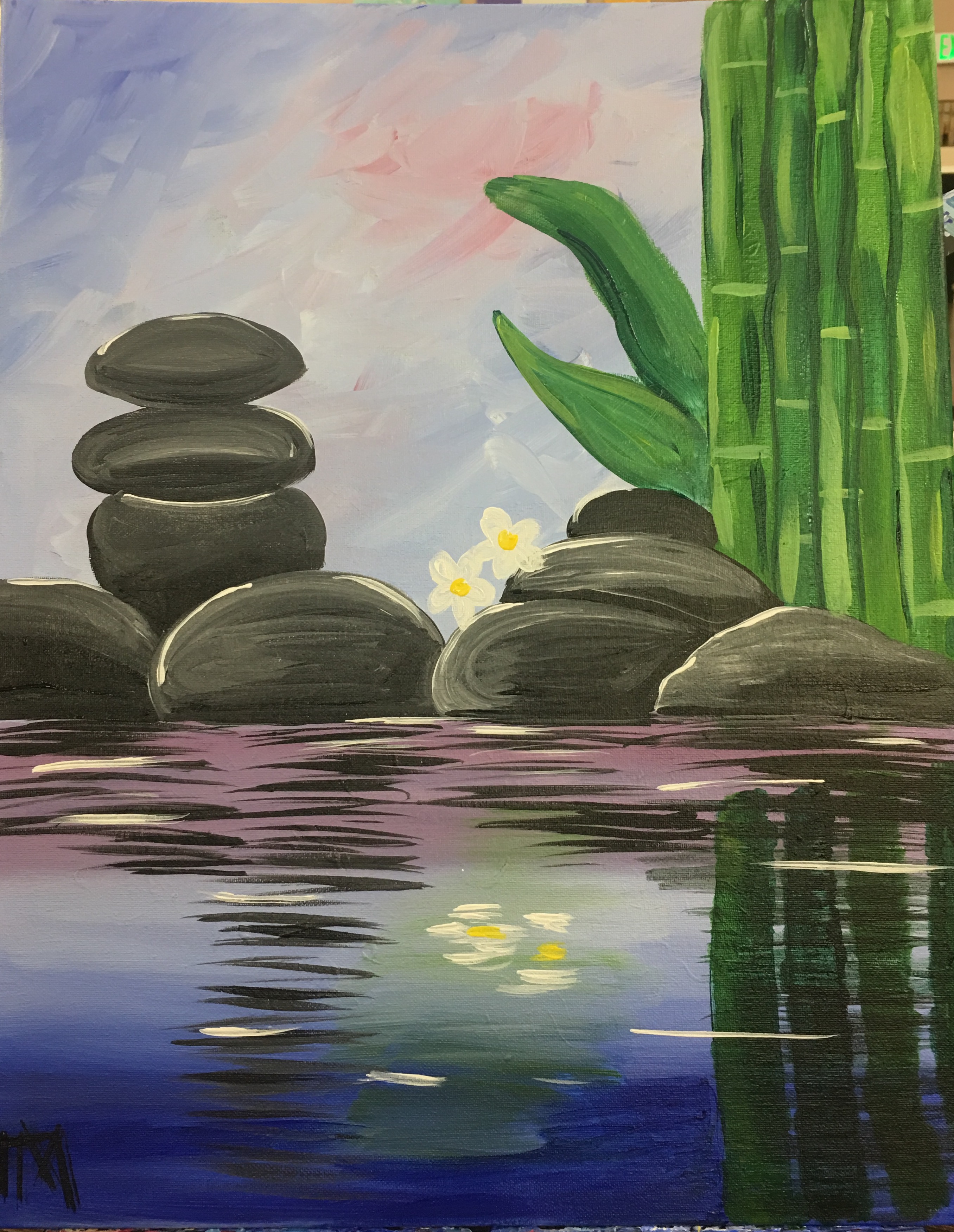 2712x3502 Wine Amp Canvas - Serenity Painting