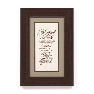 310x310 Serenity Prayer Wall Art Wayfair - Serenity Prayer Painting