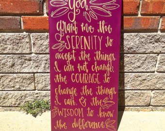340x270 Prayer Painting Etsy - Serenity Prayer Painting