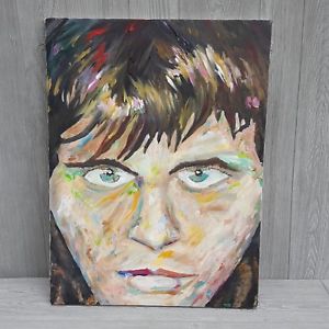 300x300 Weird Man Art Oil Painting Serial Killer Scary It Signed Clown - Serial Killer Painting