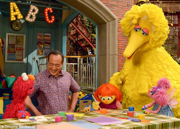 634x453 Sesame Street's Autistic Muppet Julia Makes Her Tv Debut Daily - Sesame Street Painting