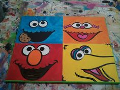 236x177 Sesame Street Wall Hangings For A Toddler's Bedroom. All Things - Sesame Street Painting