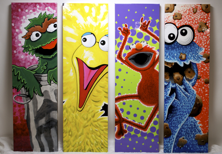 864x597 Jason Carr Design Excellence In Art Amp Design - Sesame Street Painting