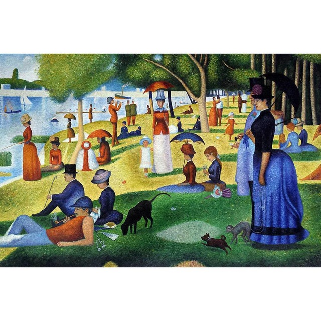 640x640 Georges Seurat's Famous Works Sunday Afternoon On The Island Of La - Seurat Painting
