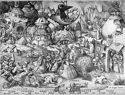 400x306 Pride, From The Seven Deadly Sins Bruegel The Elder Painting - Seven Deadly Sins Painting