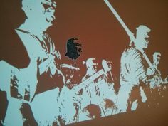 236x177 Painting Seven Samurai Still Onto A Wall With No Drawing Skills - Seven Samurai Wall Painting