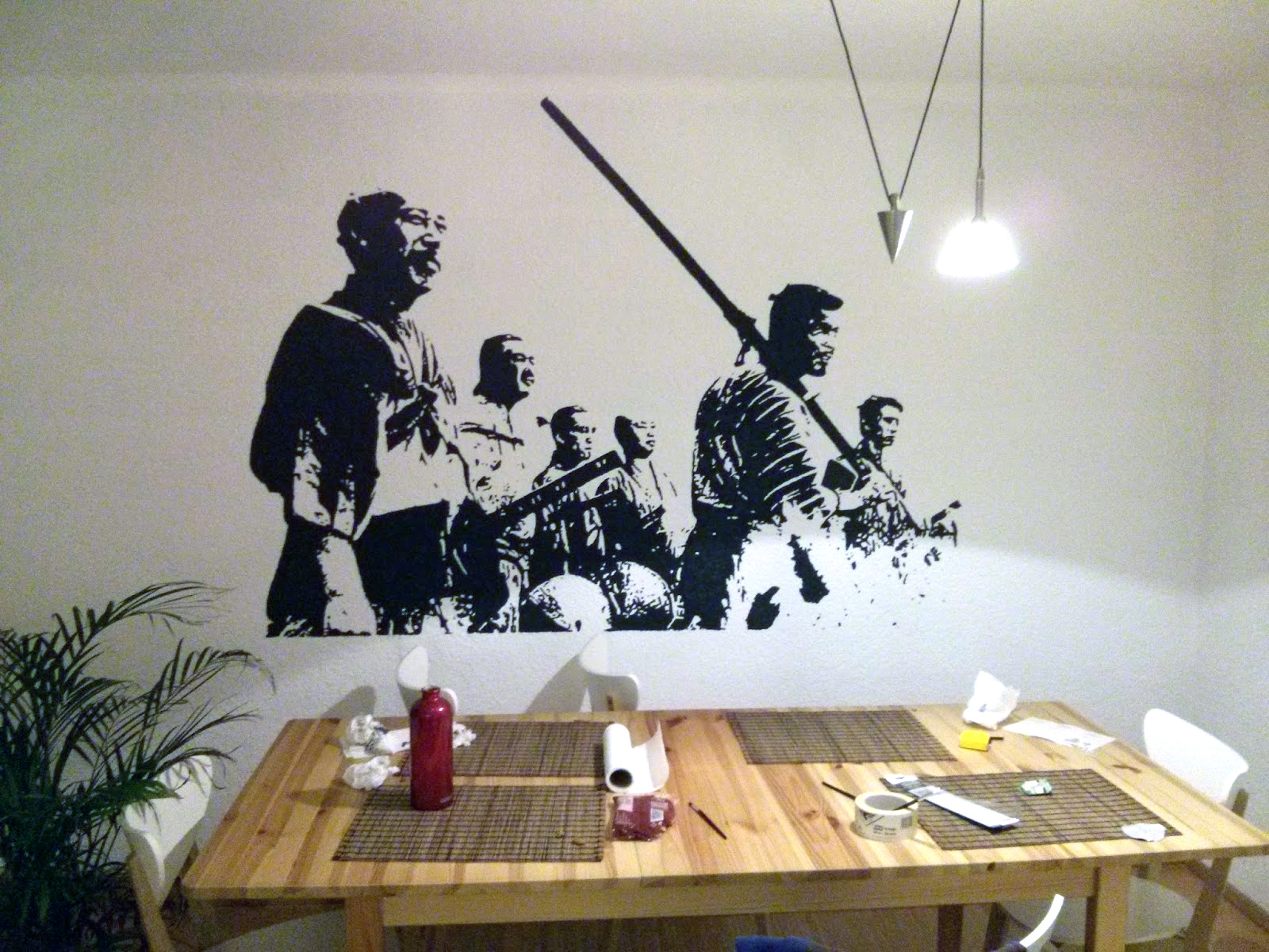 1600x1200 Painting A Seven Samurai Wall Decoration - Seven Samurai Wall Painting