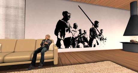 460x244 Second Life Marketplace - Seven Samurai Wall Painting