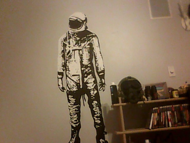 640x480 I Was Able To Paint This On My Wall - Seven Samurai Wall Painting