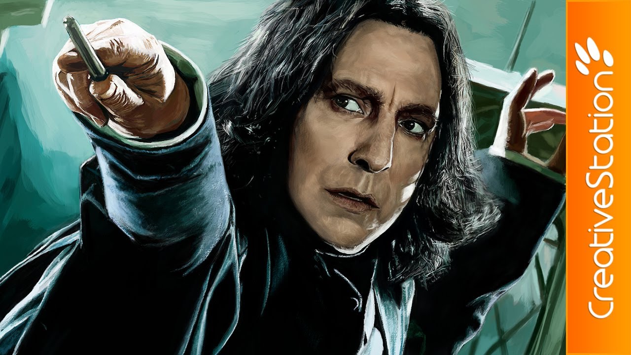 1280x720 Severus Snape (Alan Rickman) - Severus Snape Painting