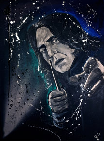 214x292 Severus Snape Harry Potter Painting For Sale In Dun Laoghaire - Severus Snape Painting