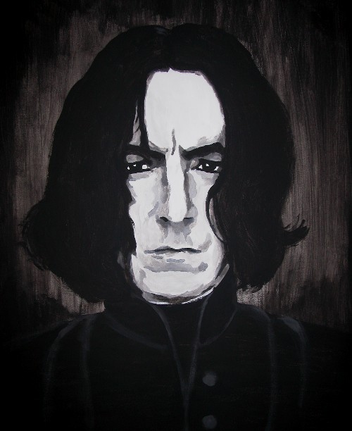 500x612 Severus Snape By Vulkanette - Severus Snape Painting