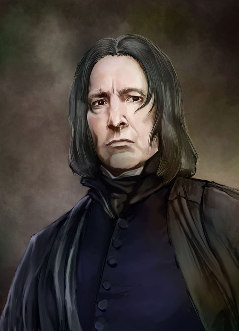 800x1108 Severus Snape By Szilviahart - Severus Snape Painting