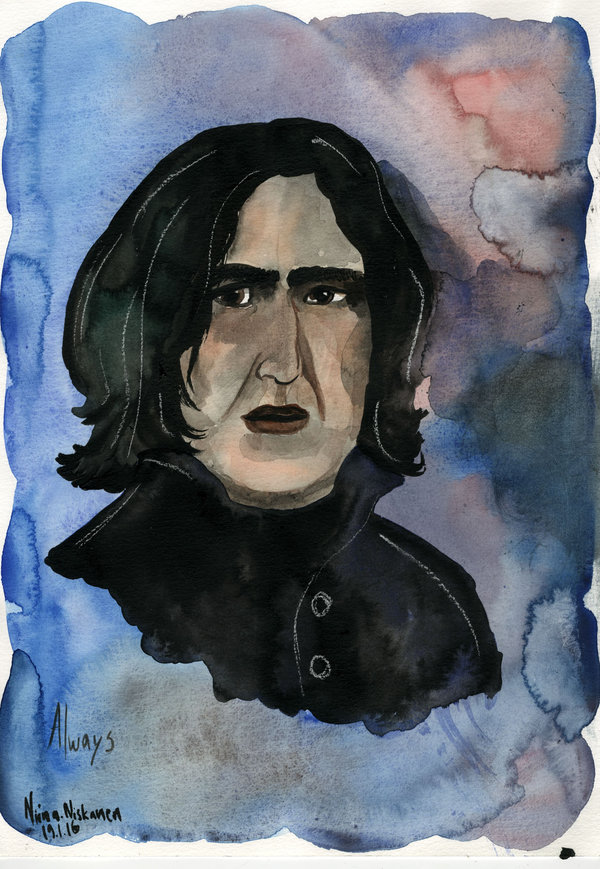 600x869 Severus Snape Always By Fairychamber - Severus Snape Painting