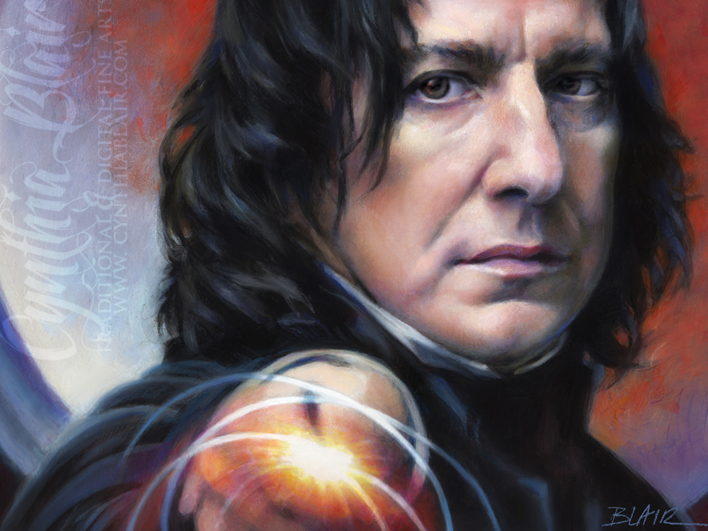 1000x750 Snape Defense Against The Dark Arts Master Rock Bands - Severus Snape Painting