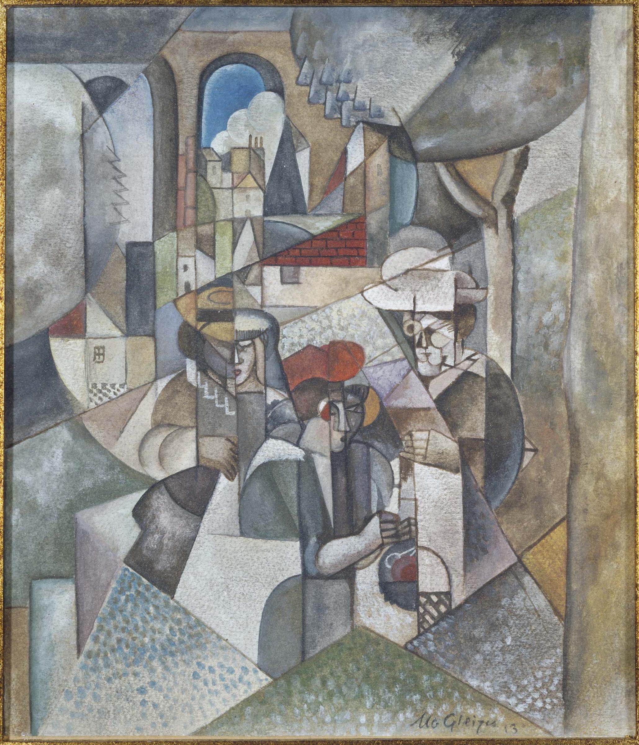 2059x2400 Albert Gleizes - Sewing Painting