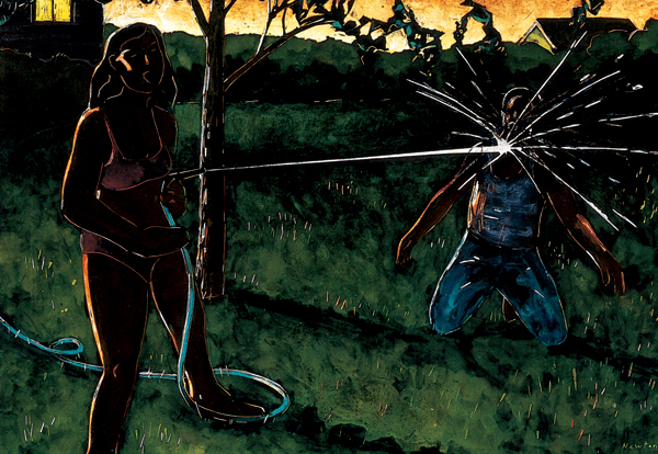 600x414 Technique Sgraffito And Redrawing - Sgraffito Painting