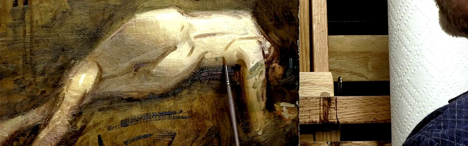 960x300 Painting Demonstration Reclining Female Figure New Masters Academy - Sh Painting