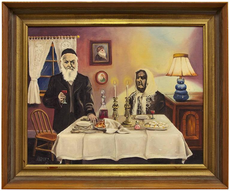 768x637 J. R. Schwartz - Shabbat Painting