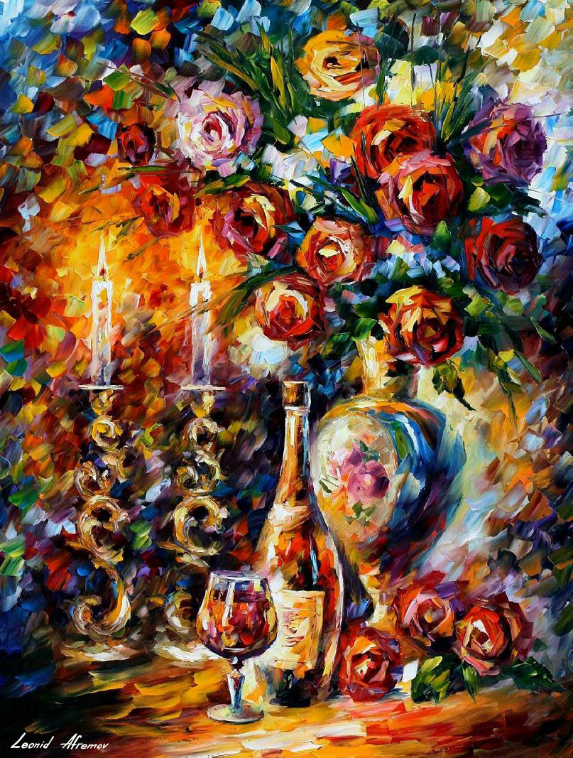 807x1067 Leonid Afremov, Oil On Canvas, Palette Knife, Buy Original - Shabbat Painting