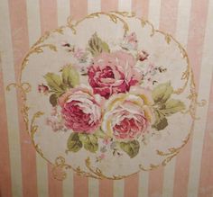 236x219 Vintage Rose Themed Scrapbook Shabby Chic Photo Album Never Used - Shabby Chic Roses Painting