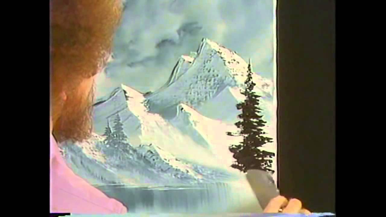 1280x720 The Joy Of Painting S02e04 Shades Of Grey - Shades Of Grey Painting