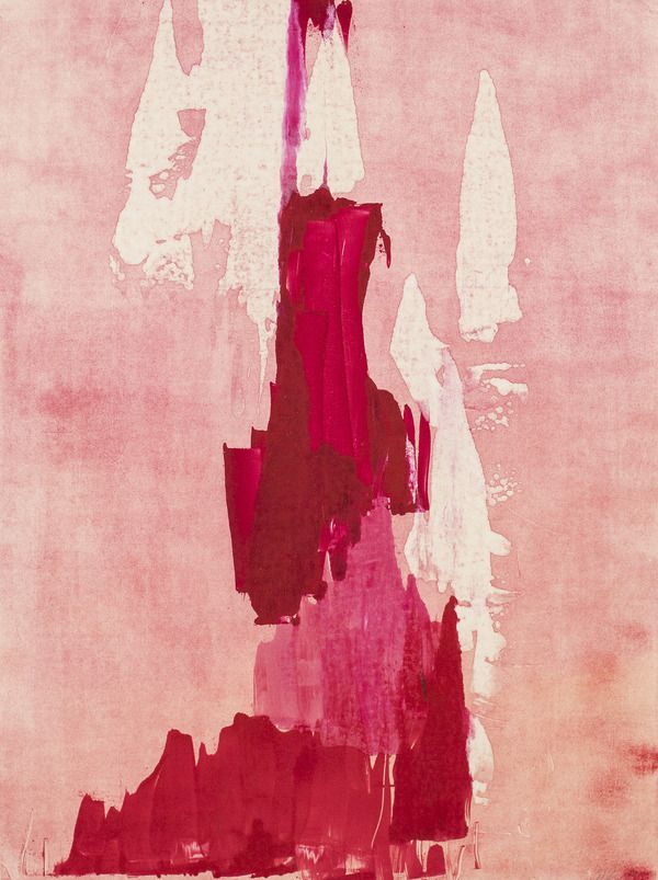 600x803 Rhodochro By Anna Ullman On Anna, Art Illustrations - Shades Of Red Painting