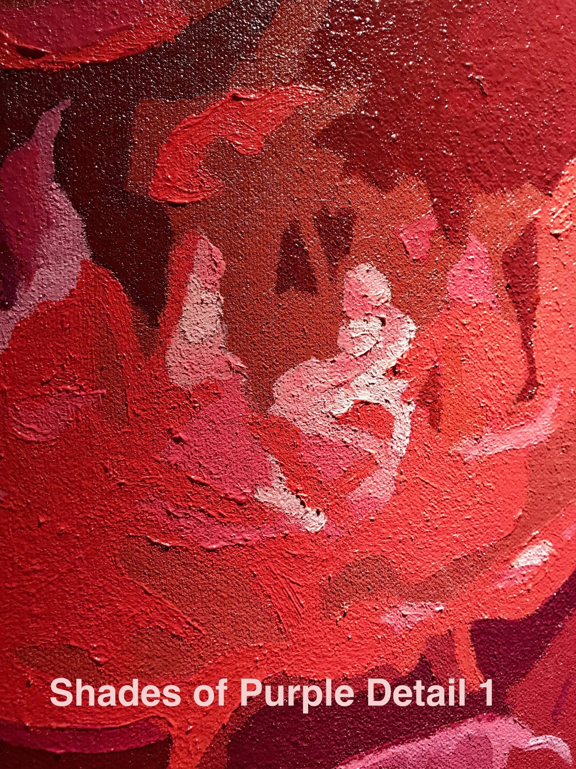 1920x2560 Saatchi Art Shades Of Purple Painting By Ron Harris - Shades Of Red Painting