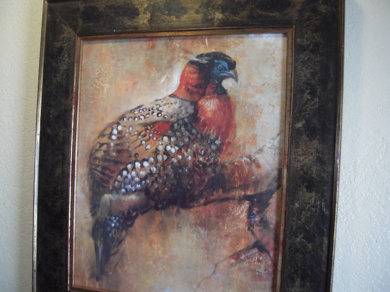 800x600 Selina Taylor Litho Print On Canvas Phasianini One Sgnd For Sale - Shadow Catchers Painting