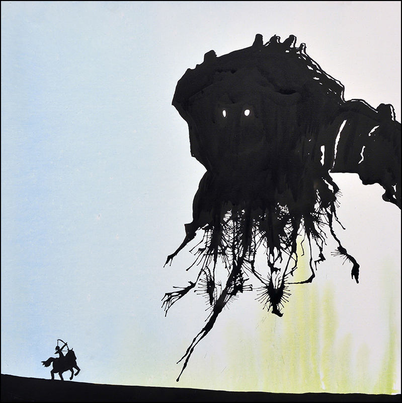 799x800 A And I - Shadow Of The Colossus Painting