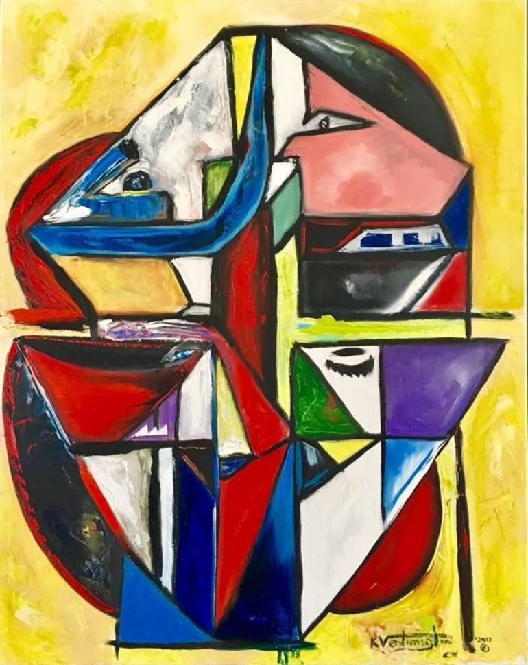 770x970 Saatchi Art Shadow Of Face Painting By Kaltrina Hoti - Shadow Painting Images