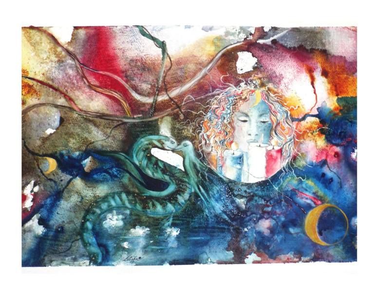 770x576 Saatchi Art Candle Magic Painting By Elisabeth Shaffer - Shaffer Painting