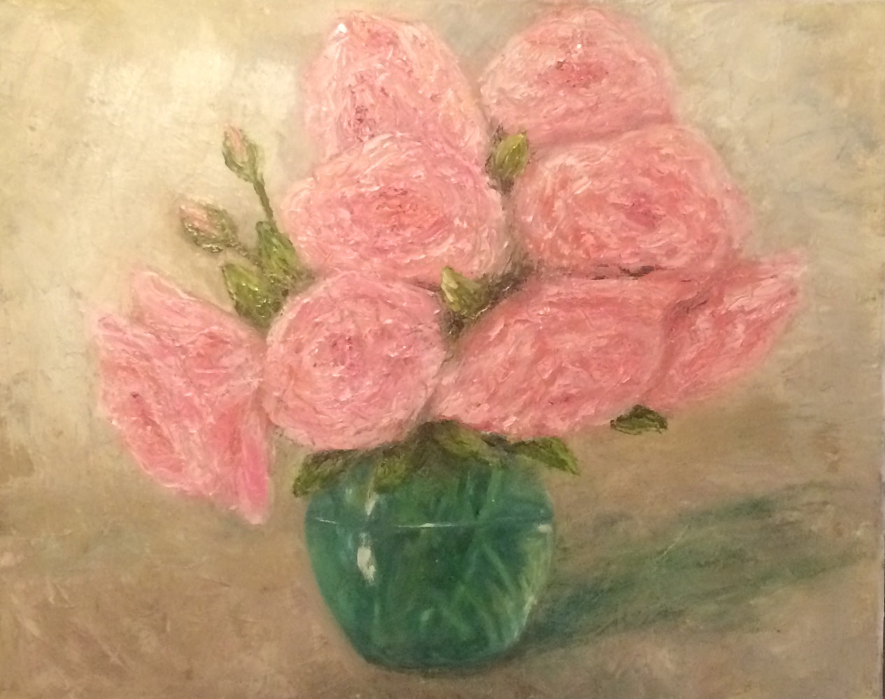 1265x1000 Tea Roses - Shaffer Painting