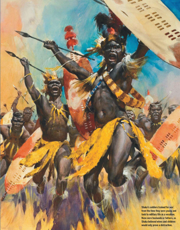 Shaka Zulu Painting at PaintingValley.com | Explore collection of Shaka ...