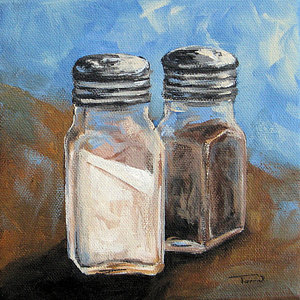 300x300 Salt And Pepper Iv Painting By Torrie Smiley - Shaker Painting