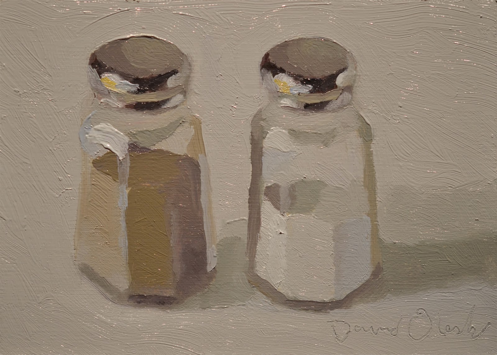 1600x1141 The Very Small Paintings Of David Oleski Salt And Pepper Shakers - Shaker Painting