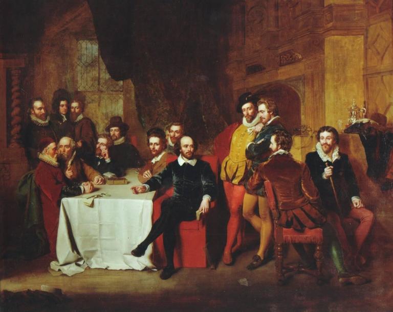 768x611 John Faed - Shakespeare Painting