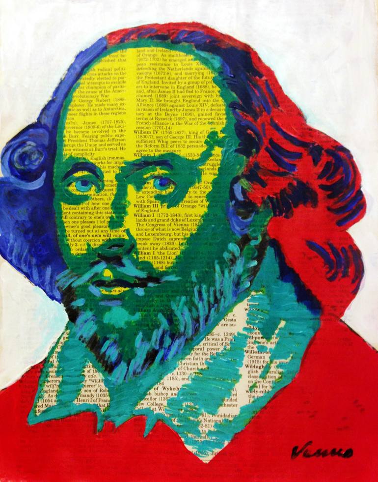 770x981 Saatchi Art Commission - Shakespeare Painting