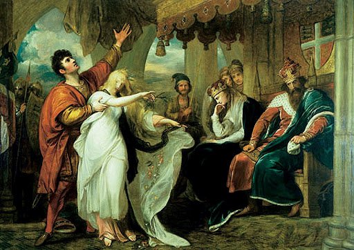 512x362 The Fair Ophelia' In 18th Century Art - Shakespeare Painting