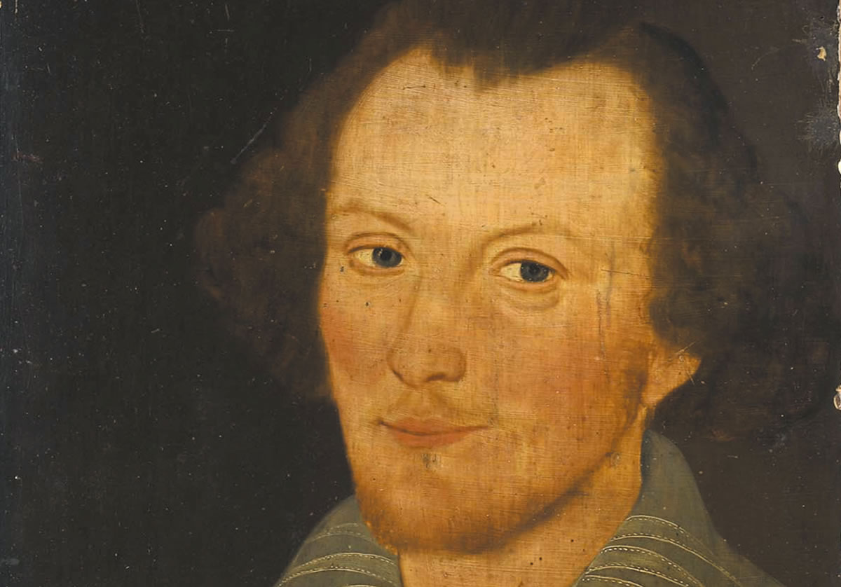 1200x838 The Sanders Portrait, Possibly Of Shakespeare Art Museum - Shakespeare Painting