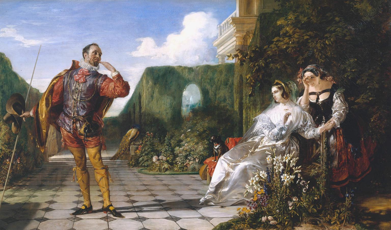 1536x906 Scene - Shakespeare Play Painting