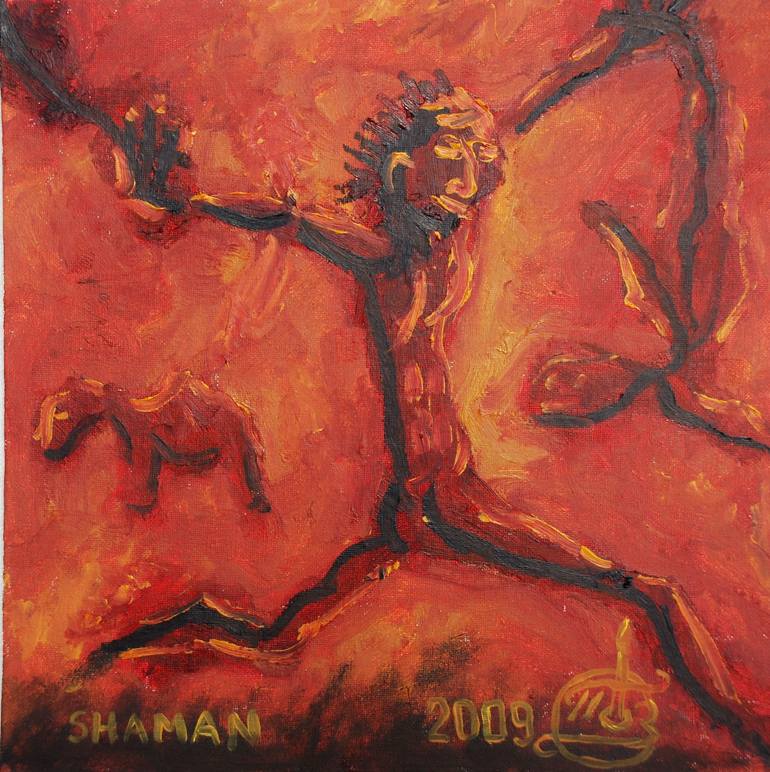 770x772 Saatchi Art Shaman Painting By Igor Pozdnyakov - Shaman Painting