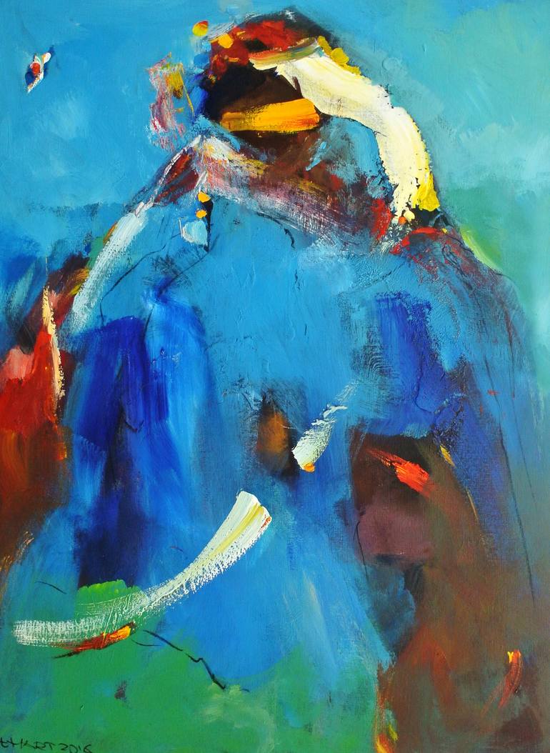 770x1054 Saatchi Art The Shaman Painting By Gerard - Shaman Painting
